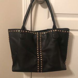 BP black purse with gold details